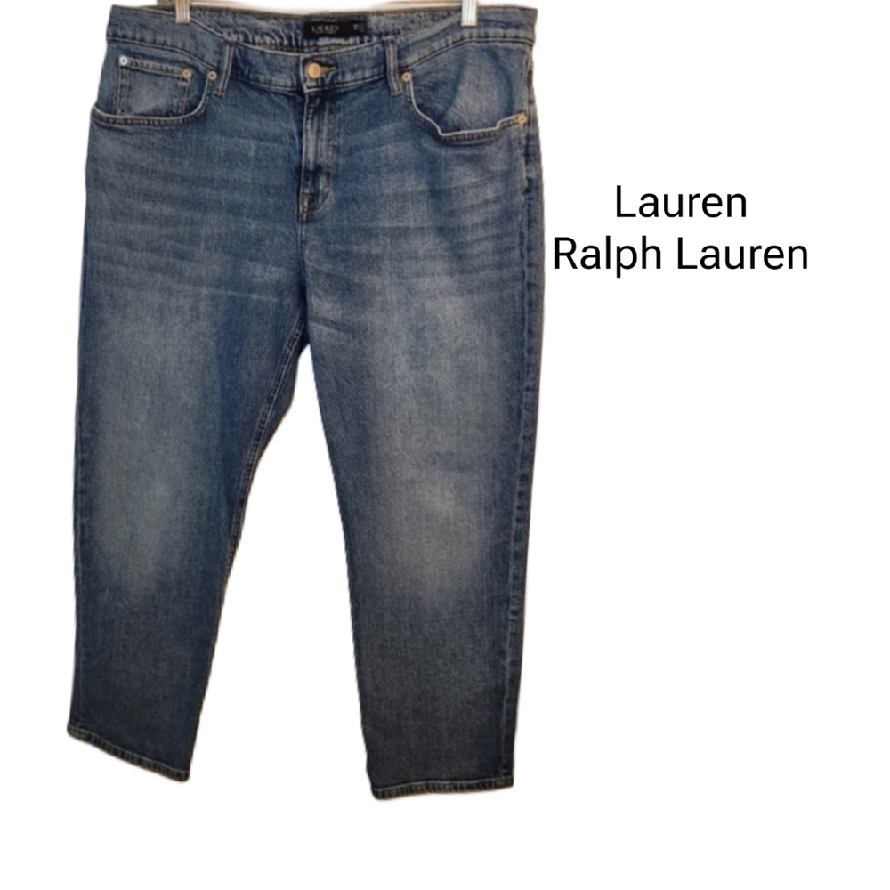 Ralph Laren Black Label Plus Size 18W Blue Jeans